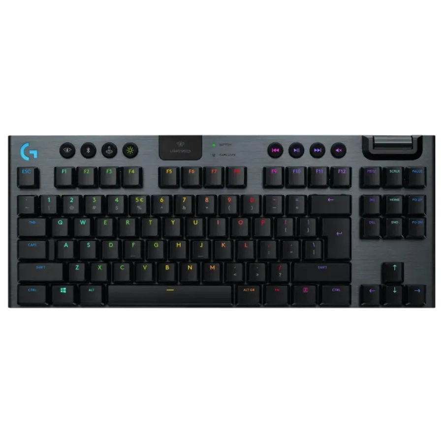 Black Logitech G915 TKL wireless mechanical keyboard
